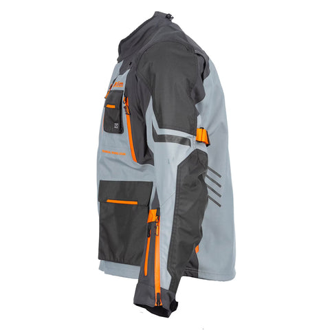 Carlsbad Gore‑Tex Motorcycle Jacket — Asphalt with Ember Orange Accents