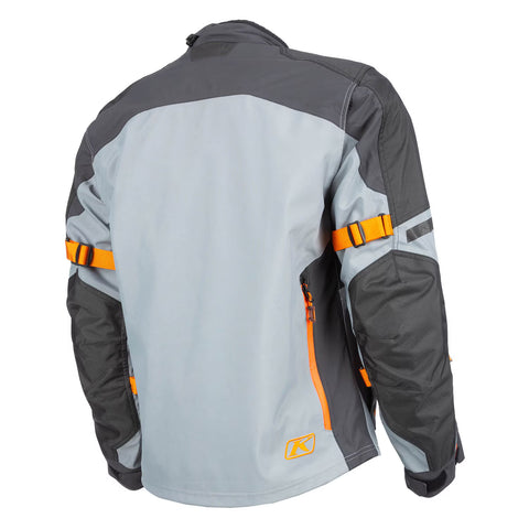 Carlsbad Gore‑Tex Motorcycle Jacket — Asphalt with Ember Orange Accents
