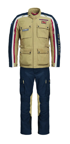 Men’s Tatacoa Suit - Sand / Night Blue | BMW Motorrad Adventure Riding Suit