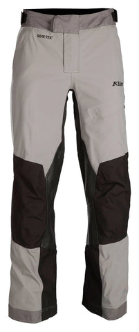 Klim Latitude Motorcycle Textile Trousers — Grey/Black Adventure Touring Pants with Gore-Tex Waterproof Protection, CE Armor, and All-Weather Comfort