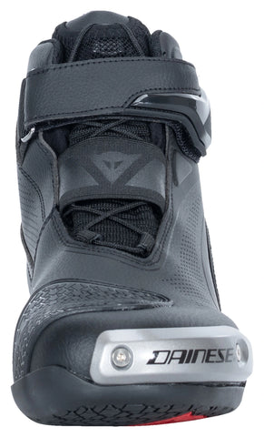 Dainese Superya Motorcycle Shoes — Black Anthracite Sports Boots with Racing Style, Magnesium Protection, and Breathable Comfort