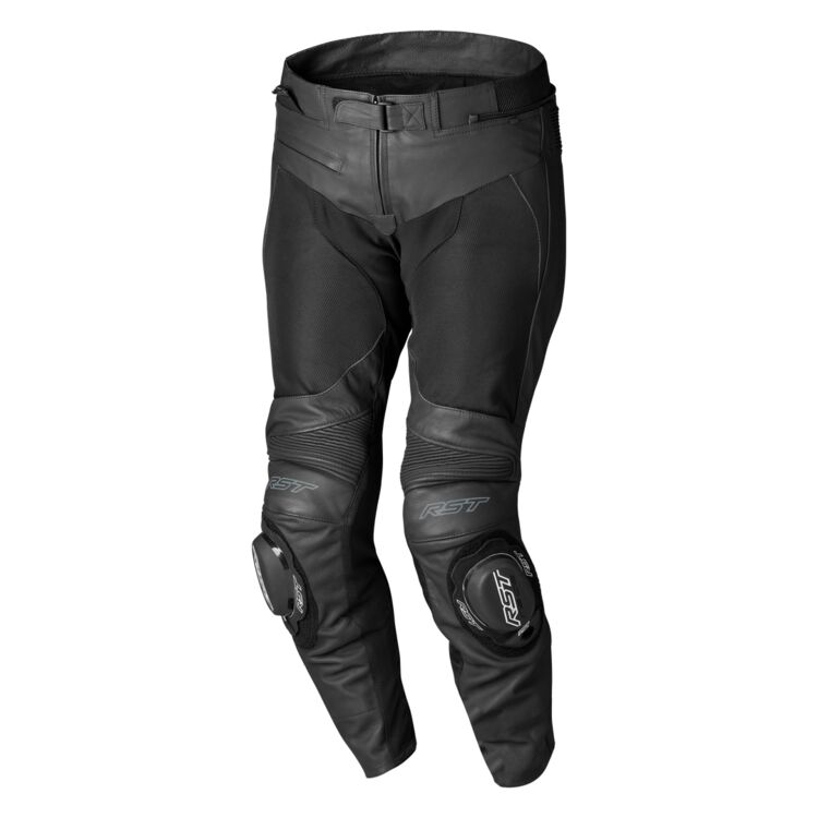RST Moto S-1 Mesh CE Leather Pants (MD & 2XL) | Ventilated Motorcycle Riding Pants