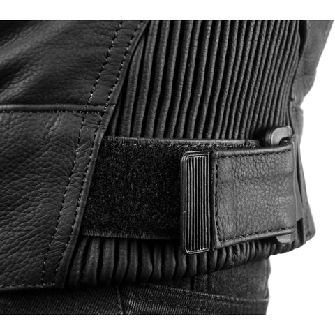 Transporter Black Men’s Leather Motorcycle Jacket - Professional CE-Armored Urban Gear