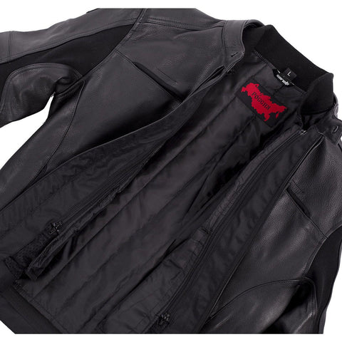 Russland Men’s Leather Biker Jacket - Heavy-Duty Professional Motorcycle Gear