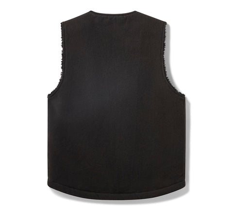 Originals Union Canvas Vest Men's Motorcycle Riding Cotton Canvas Biker Utility Vest