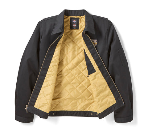 Dickies x HD Black Quilted Jacket – Premium Insulated Streetwear Outerwear