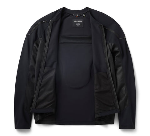 HD Defiance Men’s Motorcycle Jacket – Rugged Protective Riding Jacket