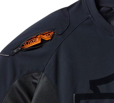 HD Defiance Men’s Motorcycle Jacket – Rugged Protective Riding Jacket