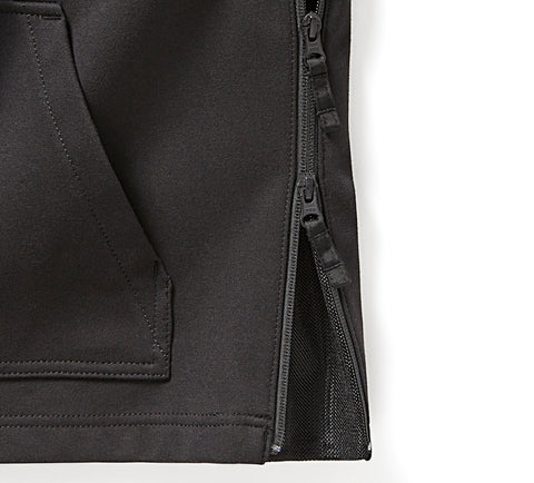Women's HD Deflector Half-Zip Motorcycle Fleece Jacket - Cozy Mid-Layer Rider