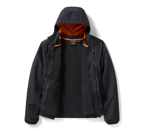 HD TECH 3-in-1 Motorcycle Jacket – All-Season Waterproof Riding Jacket
