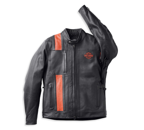 Men’s Highway-100 Waterproof Leather Jacket – Premium All-Weather Performance Biker Jacket