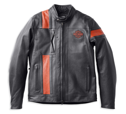 Men’s Highway-100 Waterproof Leather Jacket – Premium All-Weather Performance Biker Jacket
