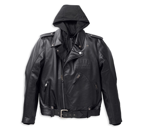 Men’s Potomac 3-in-1 Leather Jacket – Premium Modular All-Season Riding Jacket