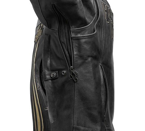Men’s Passing Link II Triple Vent System™ Leather Jacket – Premium Distressed Heritage Riding Jacket