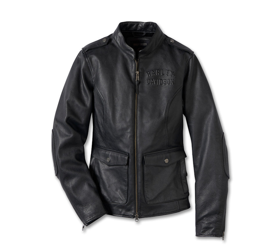 Women's Captains HD Flex Layering System Leather Jacket - Modular Buffalo Outer Layer