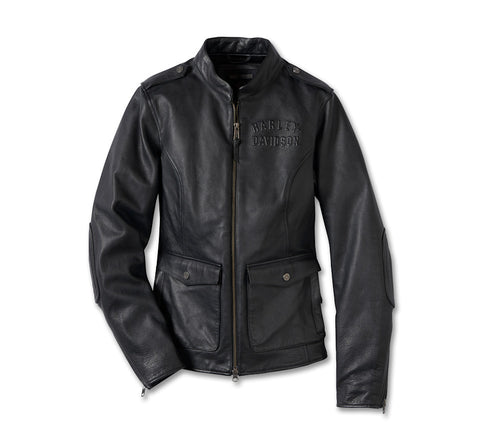 Women's Captains HD Flex Layering System Leather Jacket - Modular Buffalo Outer Layer