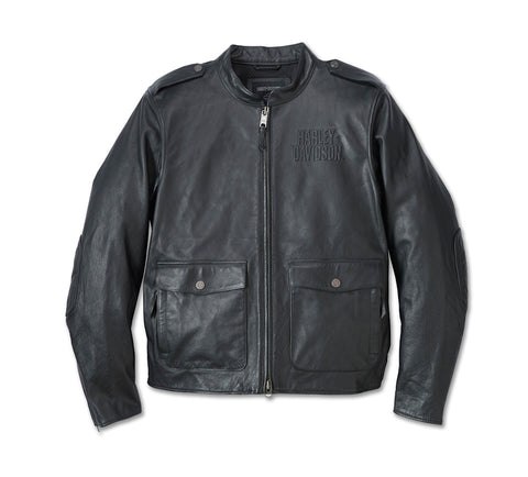 Men’s Harley-Davidson Layering System Captains Leather Jacket – Premium 3-in-1 Versatility Jacket