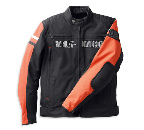 Men’s Hazard Waterproof Textile Jacket – Plus Size All-Weather Motorcycle Riding Gear