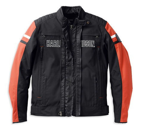 Men’s Hazard Waterproof Textile Jacket – Plus Size All-Weather Motorcycle Riding Gear