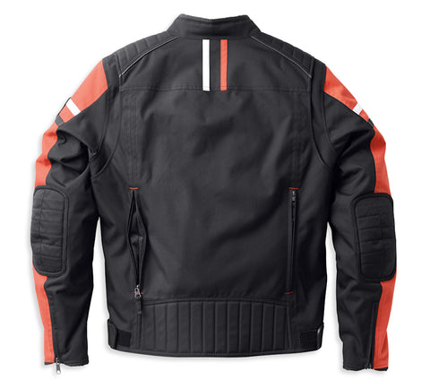 Men’s Hazard Waterproof Textile Jacket – Plus Size All-Weather Motorcycle Riding Gear