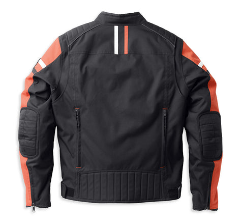 Men’s Hazard Waterproof Textile Jacket – Plus Size All-Weather Motorcycle Riding Gear