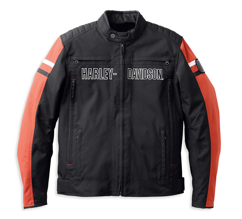 Men’s Hazard Waterproof Textile Jacket – Plus Size All-Weather Motorcycle Riding Gear