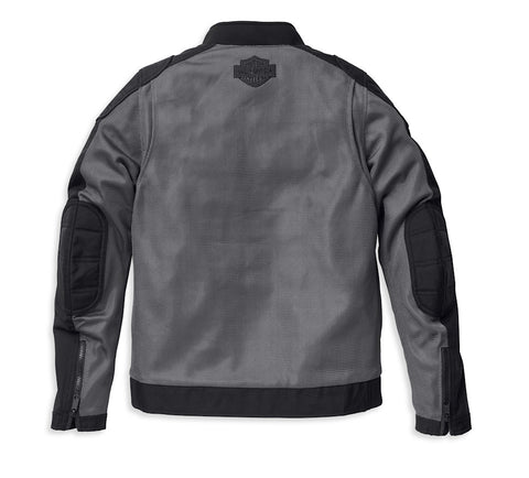 Women's Zephyr Knit Motorcycle Jacket with Zip-Out Lining - Granite Grey