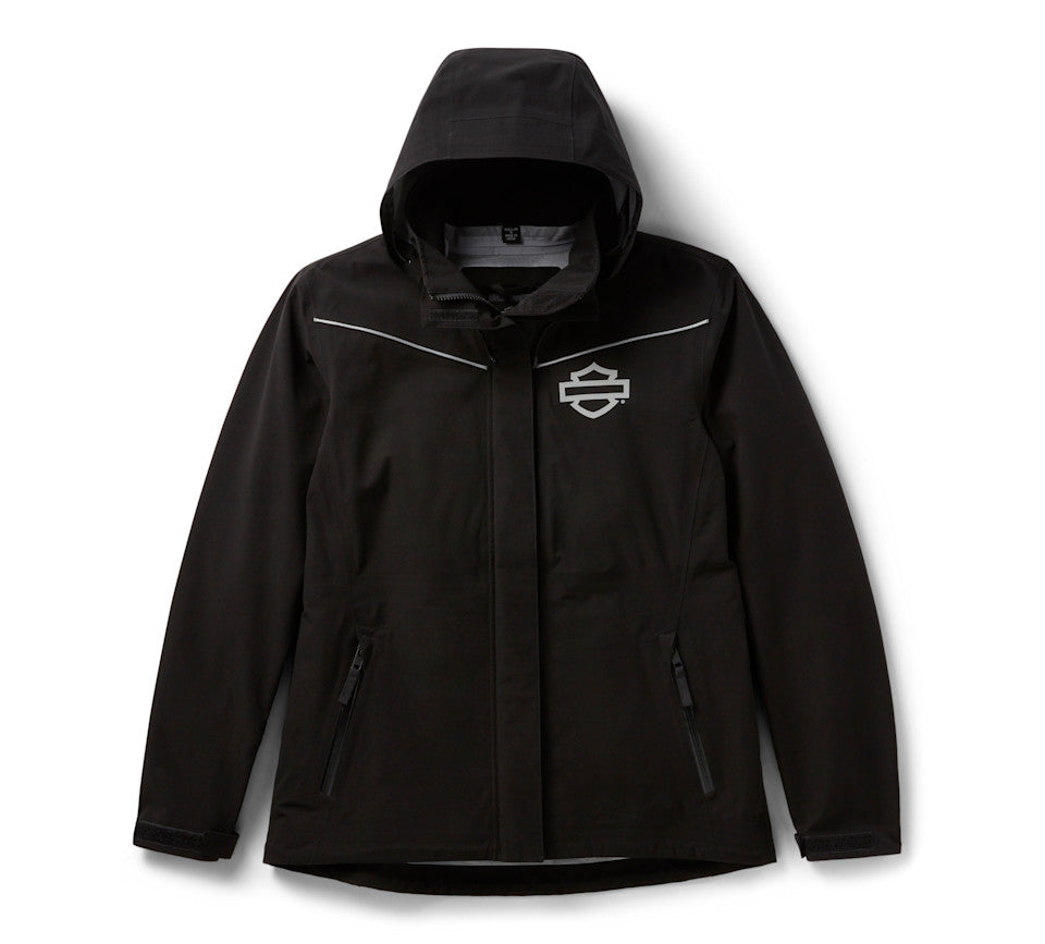 Women's Full Force HD Waterproof Rain Jacket - Polyester Motorbike Overlayer