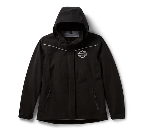 Women's Full Force HD Waterproof Rain Jacket - Polyester Motorbike Overlayer