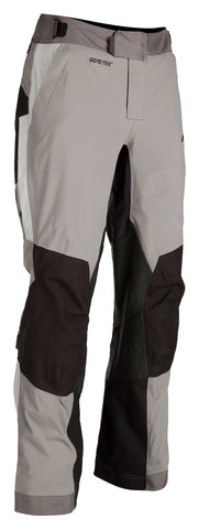Klim Latitude Motorcycle Textile Trousers — Grey/Black Adventure Touring Pants with Gore-Tex Waterproof Protection, CE Armor, and All-Weather Comfort