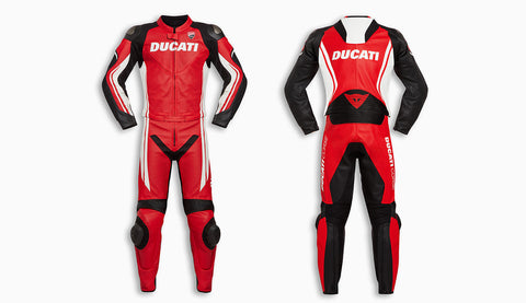 Ducati Corse C5 Two-Piece Racing Suit | Premium Ducati Motorcycle Suit