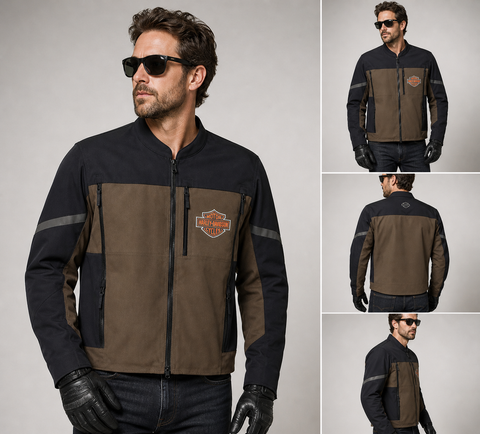 Waterproof HD Textile Motorcycle Jacket – All-Weather Protective Riding Gear