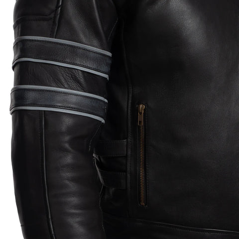Fortuna Men’s Professional Motorcycle Racing Leather Jacket