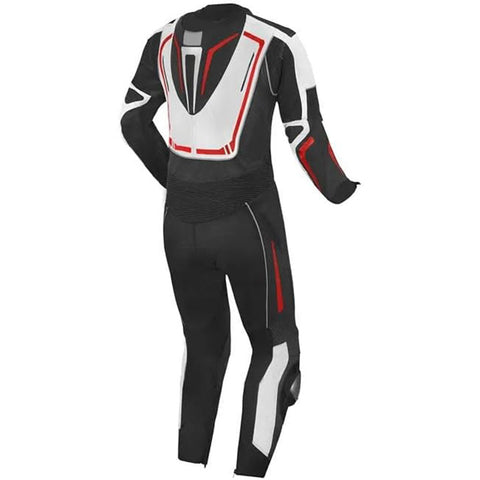 Motorcycle Black One Piece Leather Racig Suit