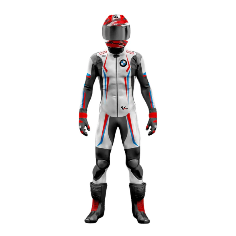 Turbo Motorbike Racing Leather Suit – CE-Certified Track Gear