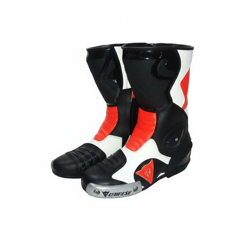 Dainese High-Performance Leather Motorbike Racing Boots
