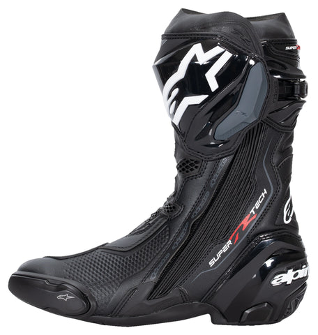 Alpinestars Supertech R Motorcycle Boots — Race-Bred Sport Boots with Advanced Ankle Protection, Breathable Comfort, and Premium Track Performance