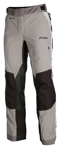 Klim Latitude Motorcycle Textile Trousers — Grey/Black Adventure Touring Pants with Gore-Tex Waterproof Protection, CE Armor, and All-Weather Comfort