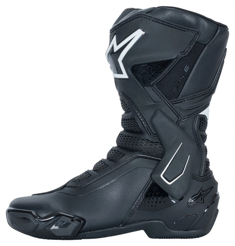 Alpinestars Stella SMX-6 V3 Women’s Motorcycle Boots — Black/White Sport Riding Boots with Female Fit, TPU Protection, and Track-Ready Comfort