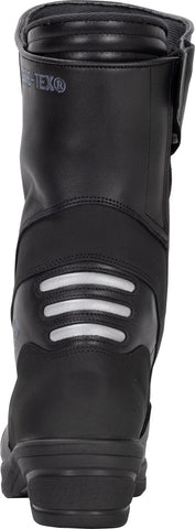 Daytona Lady Evoque GTX Motorcycle Boots — Women’s Black Leather Touring Boots with Gore-Tex Waterproof Protection, Elevated Heel, and Premium Comfort