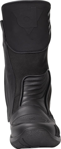 Daytona VXR-10 GTX Motorcycle Boots — Black Leather Sport Riding Boots with Gore-Tex Waterproof Protection, Ankle Support, and Touring Comfort