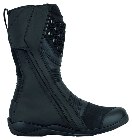 Dainese Fulcrum 3 GTX Motorcycle Boots — Black Leather Touring Boots with Gore-Tex Waterproof Protection, Groundtrax Grip, and All-Season Comfort