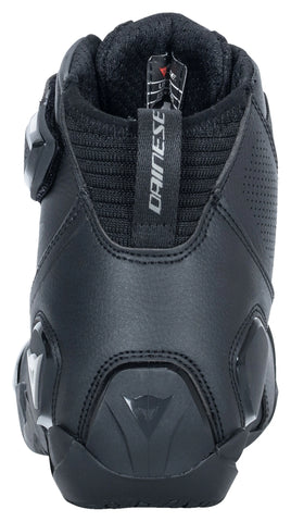 Dainese Superya Motorcycle Shoes — Black Anthracite Sports Boots with Racing Style, Magnesium Protection, and Breathable Comfort