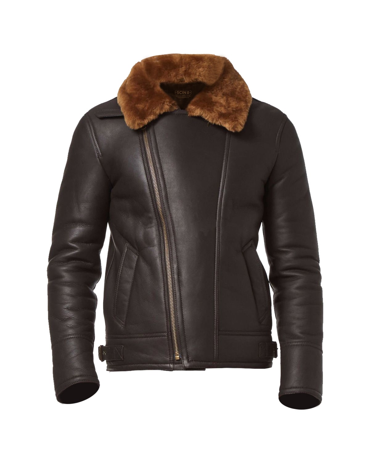 Men’s Eric Aviator Bomber Leather Jacket – Premium Heritage Flight Jacket