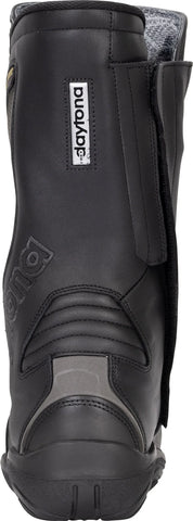 Daytona VXR-10 GTX Motorcycle Boots — Black Leather Sport Riding Boots with Gore-Tex Waterproof Protection, Ankle Support, and Touring Comfort