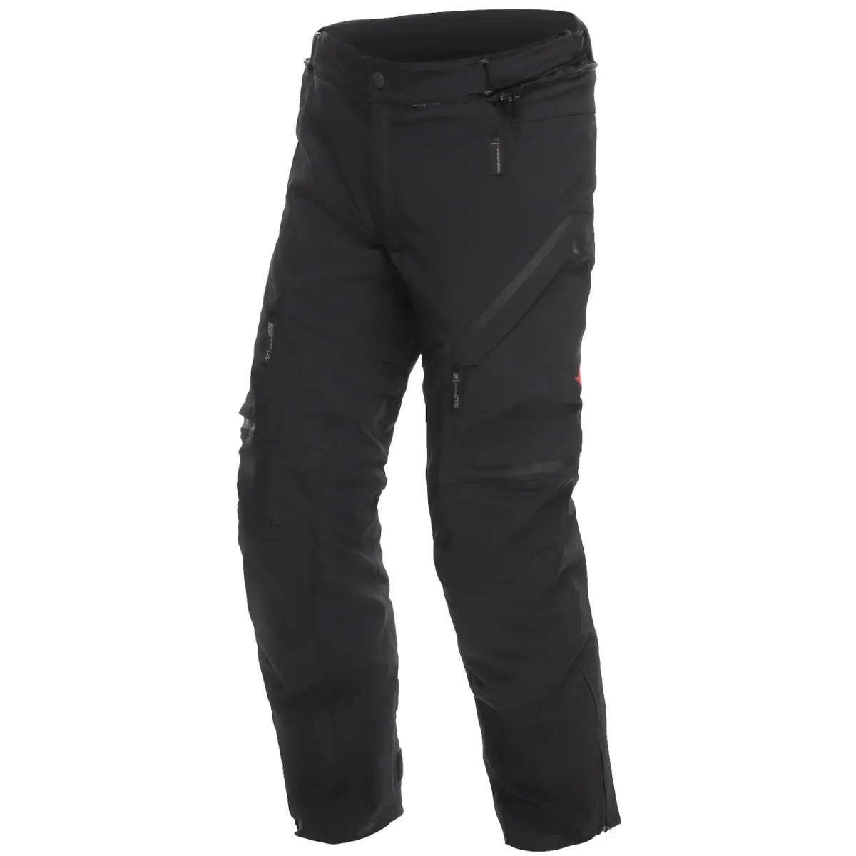 Dainese Mangen Absoluteshell Pro Motorcycle Textile Trousers — Black/Black Adventure Riding Pants with Waterproof Protection