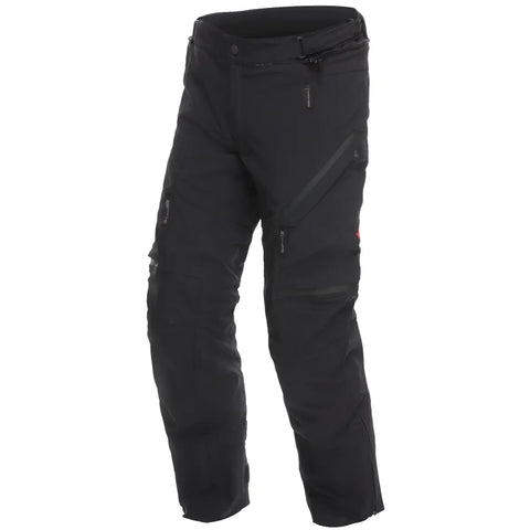 Dainese Mangen Absoluteshell Pro Motorcycle Textile Trousers — Black/Black Adventure Riding Pants with Waterproof Protection