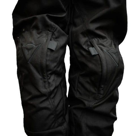 Dainese P. IKE D-Dry Men Motorcycle Textile Pants — Waterproof Touring Trousers with Knee Protection, Removable Lining, and Reflective Details