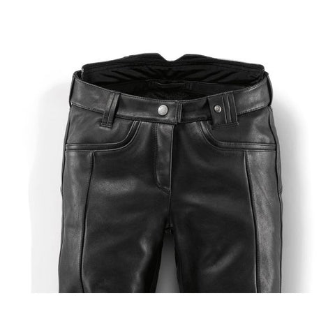 BMW DarkNite Ladies’ Leather Motorcycle Trousers — Women’s Premium Riding Pants