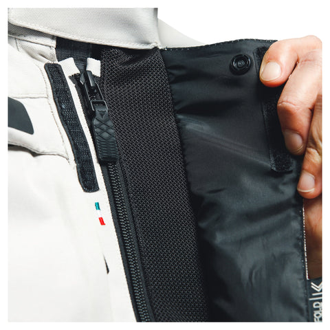 Splugen 3L D-Dry Textile Motorcycle Jacket Grey Blue Black | Waterproof Touring Riding Jacket